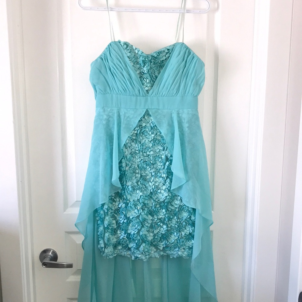 Hailey Strapless Highlow Dress